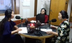 Акын кыздар Афина Бакирова жана Айсулуу Эсен кызы мейманда (аудио)