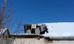 В Нарыне оказана помощь пострадавшим от снегопада