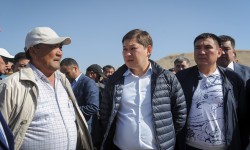 Исаков эки күндүк жумушчу сапары Ош облусунда 