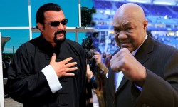 Боксёр Жорж Форман белгилүү актёр Стивен Сигалды беттешке чакырды