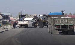 Бишкек: Иса Ахунбаев көчөсү узартылууда