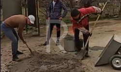 Элдик репортер: 10 жылдыктын урматына бүтүрүүчүлөр айыл тургундарына аялдама куруп беришти