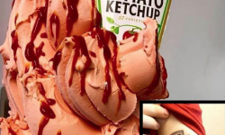 Кетчуп сүйүүчүсү Эд Ширанга кетчуптан бал муздак даярдалды