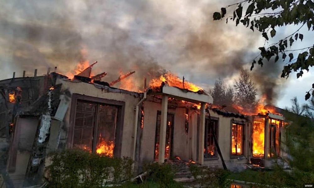  При пожаре в пансионате «Лагуна сити» пострадали трое человек