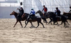 Көрүүчүлөрдүн бүйүрүн кызыткан ат майданындагы оюндар