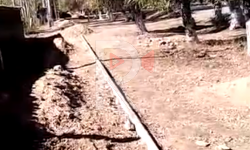 Элдик репортер: Оңдоо иштери башталган тротуардын курулушу 1,5 жылдан бери токтоп турат