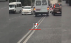 Бишкектеги 203-кичи автобустун айдоочусунун жосунсуз жоругу 