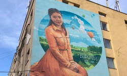  Бишкектеги медициналык колледждин жатаканасына  Бурулайдын  сүрөтү тартылды