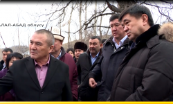 Абылгазиев иш сапары менен Жалал-Абад, Баткен жана Ош облустарында болду