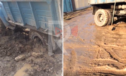 Элдик репортер: Газ киргизилгенден кийин баткакка батырган дагы бир көчө