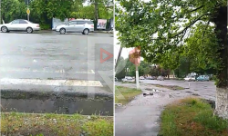 Элдик репортер: Жалал-Абаддын негизги көчөсүндө жол чийиндери өчүп калган