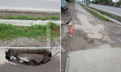 Элдик репортер: Бишкектеги жыл айланбай бузулган сапатсыз жолдор