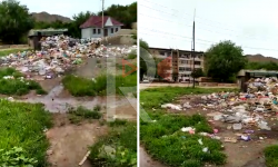 Элдик репортер: Таш-Көмүр шаарында тазалыкка көңүл бурулбай калды