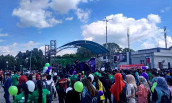 Жалал-Абадта Улуу Жеңиш күнүнө арналган жөө жүрүш марафону өттү