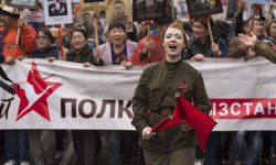  “Өлбөс полк” акциясына 60 миң адам катышат                     