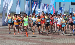 Ысык-Көлдө өткөн "Run the Silk road" марафону максатына жетти 