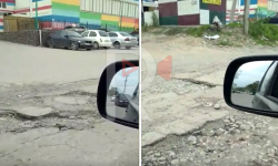 Элдик репортер: Бишкек шаарындагы тамтыгы чыккан Исакеев көчөсү