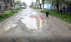 Элдик репортер: Кербен шаарындагы Ленин көчөсүнүн абалы 