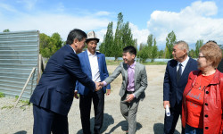 Президент Жээнбеков иш сапары менен Ысык-Көл облусунда