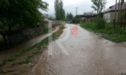 Элдик репортер: Катран айылындагы сел үйлөрдү каптады