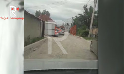 Төкөлдөш: салынып жаткан тар жол