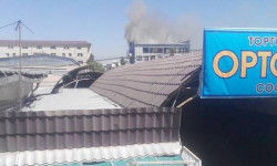 Бишкектин Орто-Сай базарындагы орун талаш 