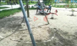 Нарын шаарындагы кароосуз калган "Smart Park" паркы