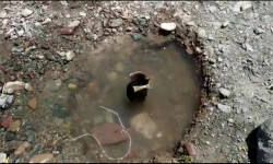 Сосновка айылында жарылган суу түтүгү 3 жылдан бери оңдолбой турат