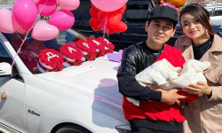 Нурлан Насип кызына жентек той берет. 