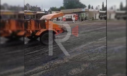 Кара-Буура: автобекетинин алдындагы асфальт сапатсыз төшөлүүдө