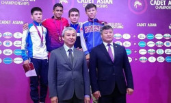 Спортчу Улукбек Сансызбаев күрөш боюнча чемпионатта коло байгеге ээ болду 