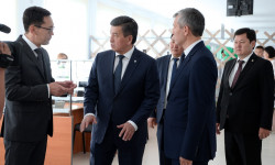 Баткен облусуна жумушчу сапары менен президент С.Жээнбеков барды