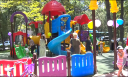 Балдар үчүн ыңгайлуу жана коопсуз жаңы ойноо аянтчасы курулду