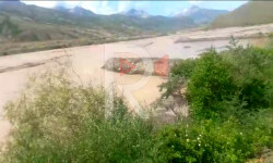 Кызыл-Суу дарыясына орнотулган дамбалар жарактан чыгып калды