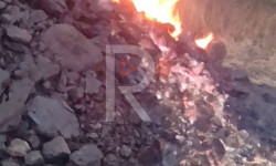 Шамалды-Сай темир жол станциясынын жанында таш көмүр тынымсыз күйүүдө 