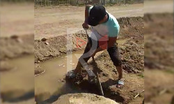 Жер алдынан чыккан суу, түйшүк тарткан эл