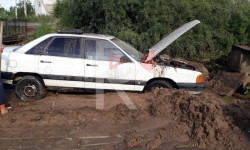 Чолпон-Ата: арыкка толгон суу көчөнү каптады