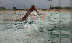 Токмоктогу айнек заводунан чыккан таштандылар