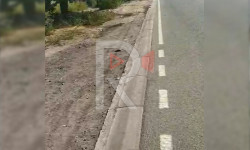 Бишкек: Салиев көчөсүндө жөө жүргүнчүлөр үчүн тротуар жок