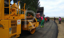  Жалгыз-Өрүктүн негизги унаа жолунда асфальттоо иштери жүрүп жатат