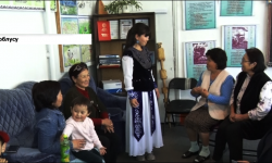 Кыргыз тилин мыкты өздөштүрүшкөн япониялык ыктыярчылар 