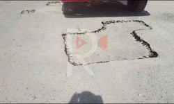 Жолго битум чачылбастан асфальт төшөлүүдө