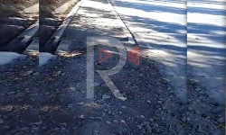 Самат айылындагы салынып жаткан жол толугу менен бүтпөй калган