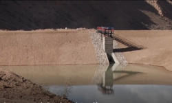 Кызыл-Жылдыз айылында суу сактагыч курулууда