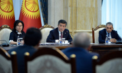 Президент массалык маалымат каражаттарынын жетекчилери менен жолугушту