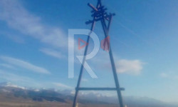 Григорьевка: жогорку чыңалуудагы электр мамычасы авариялык абалда