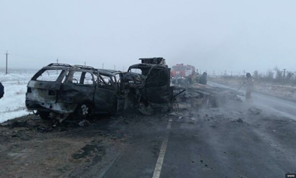 На трассе Оренбург — Акбулак в страшном ДТП погибли 4 граждан Кыргызстана