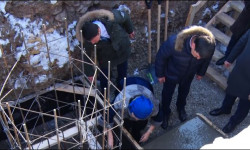 Бишкекте дагы бир спорт комплекстин курулушу башталды 