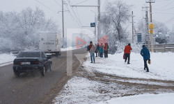 Кара-Балта: жол тайгак, жол кырсыктар катталууда