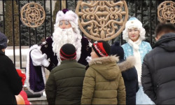 Калаа тургундары үчүн жаңы жылга карата майрамдык маанай тартууланды